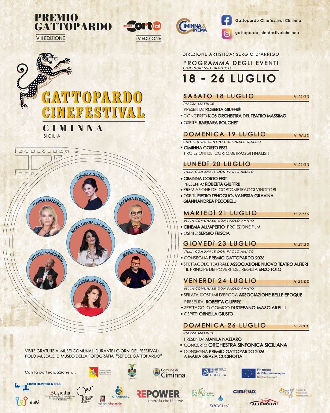Locandina Gattopardo CineFestival 2026 Ciminna