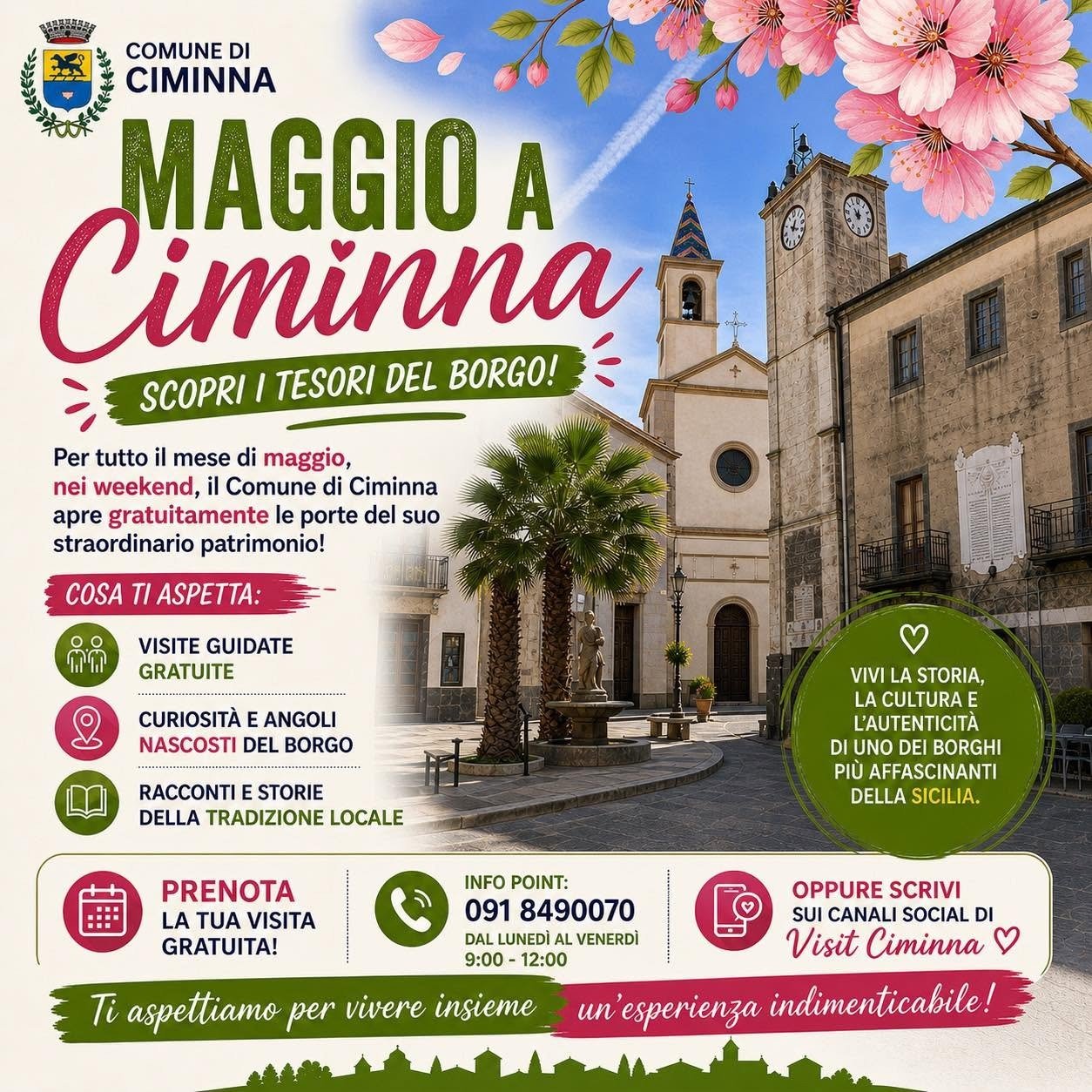 Maggio a Ciminna: scopri i tesori del borgo