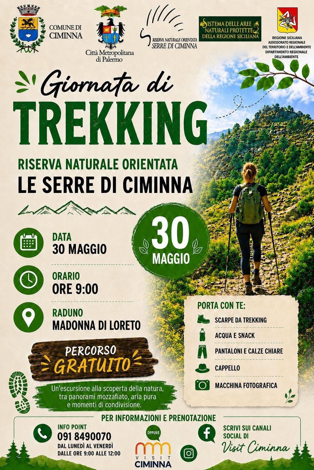 Giornata di Trekking alle Serre di Ciminna